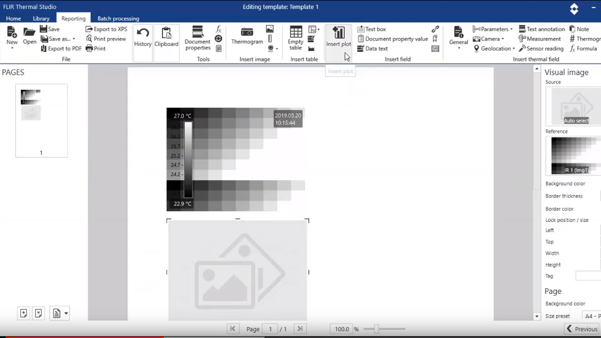 FLIR Thermal Studio – Criar um novo modelo